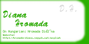 diana hromada business card